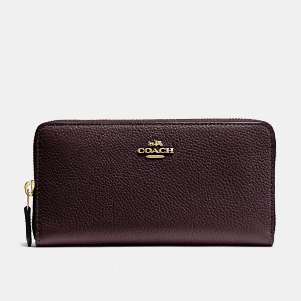 Coach Wallet - Oxblood / Wine / Maroon